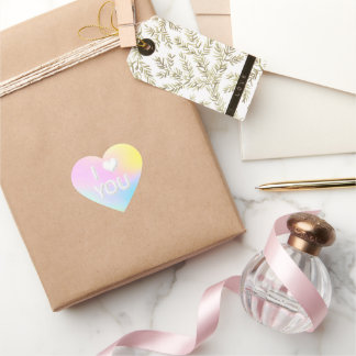 ハート型のステッカーが大好き ハートシール