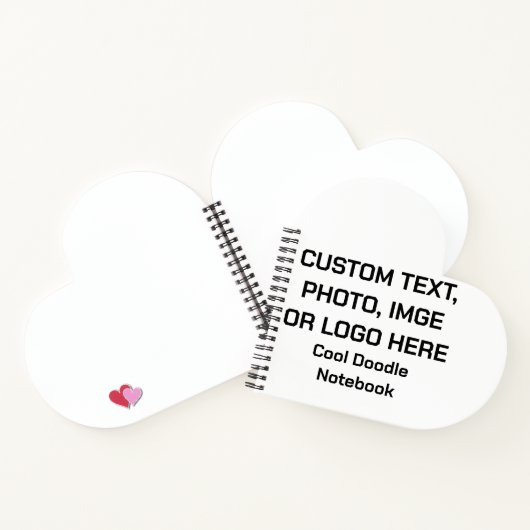 ハート型のダイアリーノートブックを作成する ノートブック (内部)