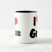 ハート型のヌー大好き マグカップ (中央)