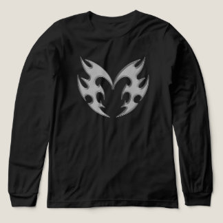 ハート型のネオトライバル トライブレンドTシャツ