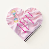 ハート型のノートをベビージャーナル ノートブック (裏面)