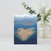 ハート型のパラダイス島 ポストカード (スタンド正面)