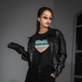 ハート型のフォトTシャツを作ろう Tシャツ