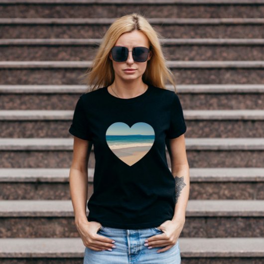 ハート型のフォトTシャツを作ろう Tシャツ