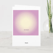 ハート型のマカロンとコンフェッティのバレンタインカード カード (裏面)