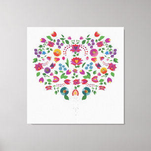 ハート型のラブシンボル キャンバスプリント