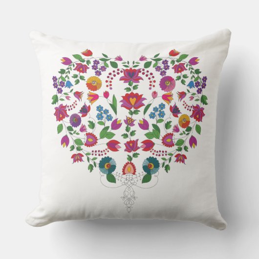 ハート型のラブシンボル クッション (正面)