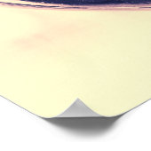 ハート型のラブロック – ロープに取り付け ポスター (角)