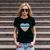 ハート型の写真を作成する Tシャツ