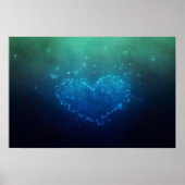 ハート型の夜星 ポスター (正面)