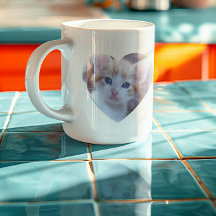 ハート型の家族のペットの写真