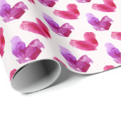 ハート型の指紋で包む紙 ラッピングペーパー (ロールコーナー)