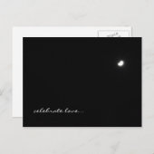 ハート型の月 ポストカード (正面/裏面)