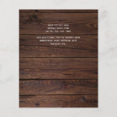 ハート型の木製彫刻 フォトコラージュ 格安 チラシ (裏面)