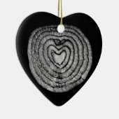 ハート型の玉ねぎ セラミックオーナメント (右)