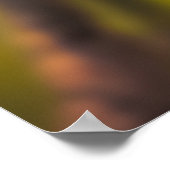 ハート型の生命の木オーナメント ポスター (角)