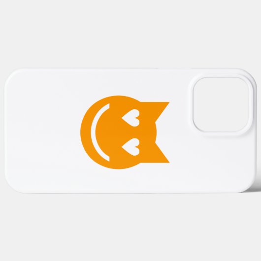 ハート型の目絵文字 Case-Mate iPhoneケース (裏面 (横))