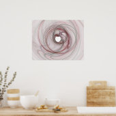 ハート型の穴 ポスター (キッチン)