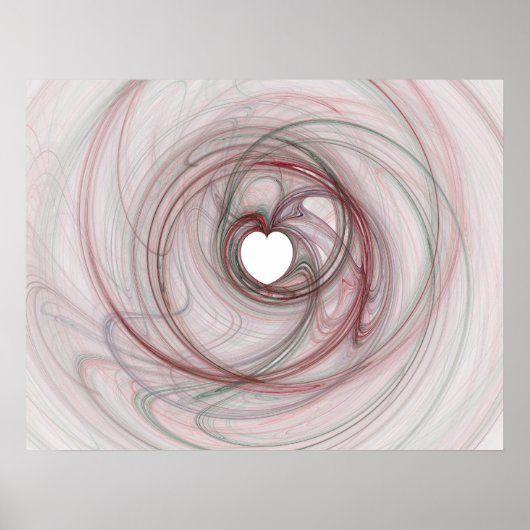 ハート型の穴 ポスター (正面)
