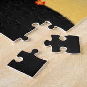 ハート型の紅葉に対応 ジグソーパズル (側面)