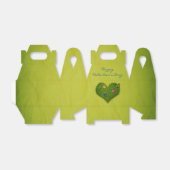 ハート型の芝花バタフライ フェイバーボックス (折り畳みなし)