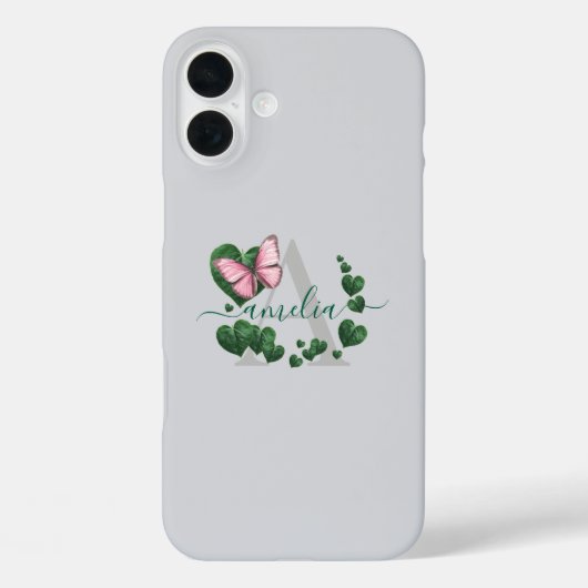 ハート型の葉の花束 Case-Mate iPhoneケース (裏面)