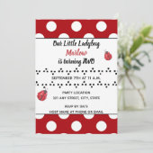 ハート型の虫よせの招待状 招待状 (スタンド正面)