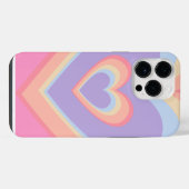 ハート型の虹 iPhoneケース (裏面横)