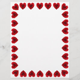 ハート型の赤いバラ