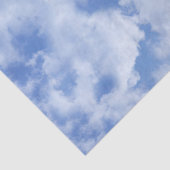 ハート型の雲が浮き彫りになった可愛い青空おもしろい 薄葉紙 (詳細)