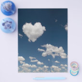 ハート型の雲 チラシ (シングル)