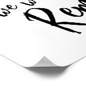 ハート型の51写真追悼式 ポスター (角)