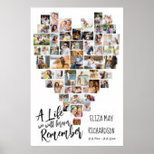 ハート型の51写真追悼式 ポスター (正面)