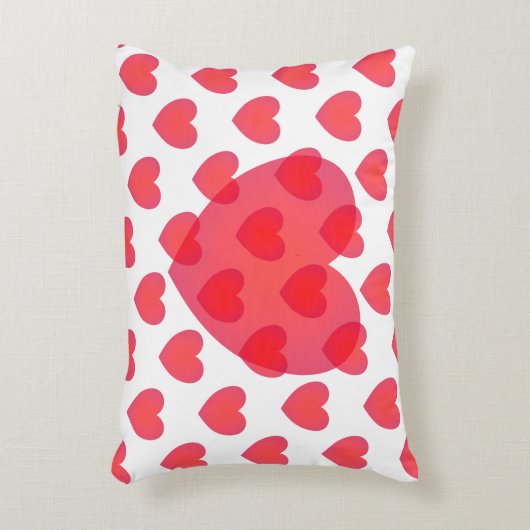 ハート型アクセント枕 アクセントクッション (正面(垂直))