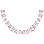 ハート型アメリカ国旗のプリント | 7月4日 バンティングフラッグ (全)