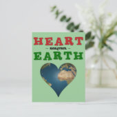 ハート型アースアナグラム ポストカード (スタンド正面)