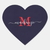 ハート型カスタマイズ名物シール ハートシール (正面)