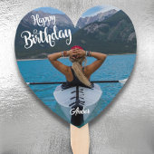 ハート型カスタム誕生日手扇 ハンドファン