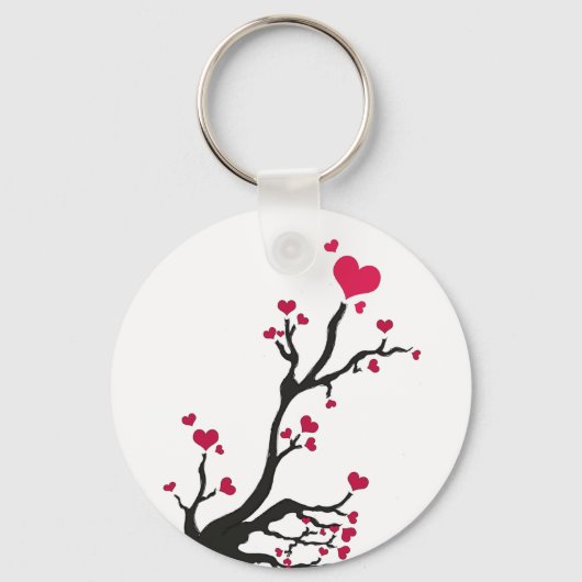 ハート型キーチェーン キーホルダー (正面)