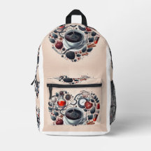 ハート型コーヒーカップ居心地の良い雰囲気バッグ