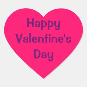 ハート型シール – ハッピーバレンタインデー。 ハートシール