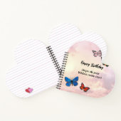 ハート型スパイラルノートブック ノートブック (内部)