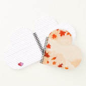 ハート型スパイラルノートブック ノートブック (内部)