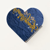 ハート型スパイラルノートブック ノートブック (裏面)