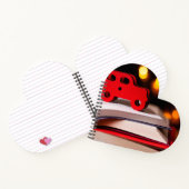 ハート型スパイラルノートブック ノートブック (内部)