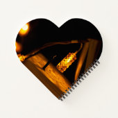 ハート型スパイラルノートブック ノートブック (裏面)