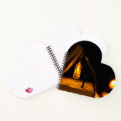 ハート型スパイラルノートブック ノートブック (内部)