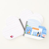 ハート型スパイラルノートブック ノートブック (内部)