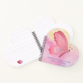 ハート型スパイラルノートブック ノートブック (内部)