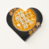 ハート型スパイラルノートブック ノートブック (裏面)